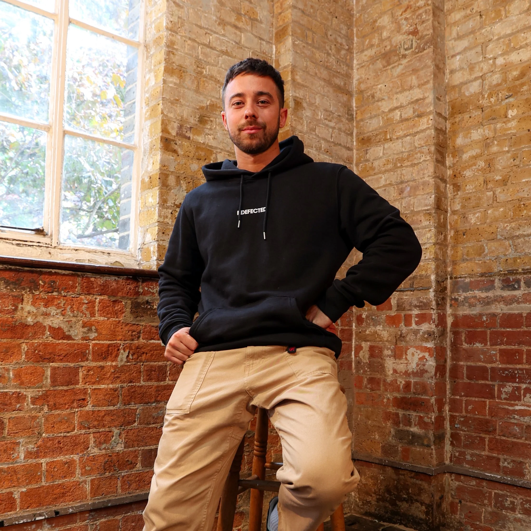 Defected Embroidered Logo Hoodie - Image 5