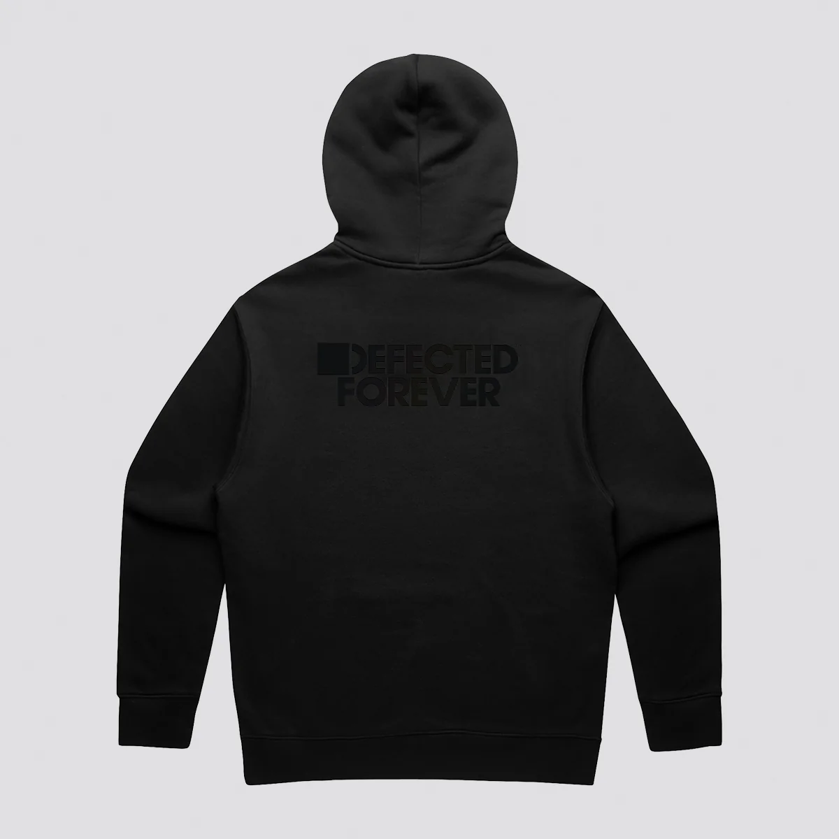 Defected Forever Reflective Relaxed Fit Hooded Sweatshirt - Image 3