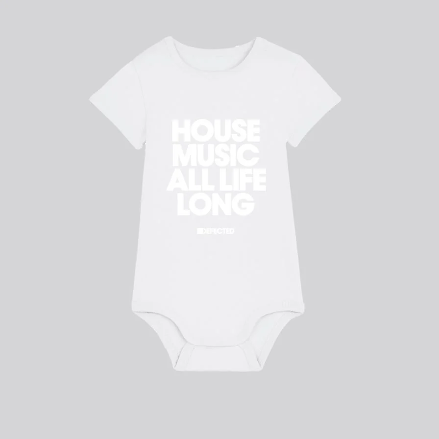 Defected House Music All Life Long Babygrow - Image 4