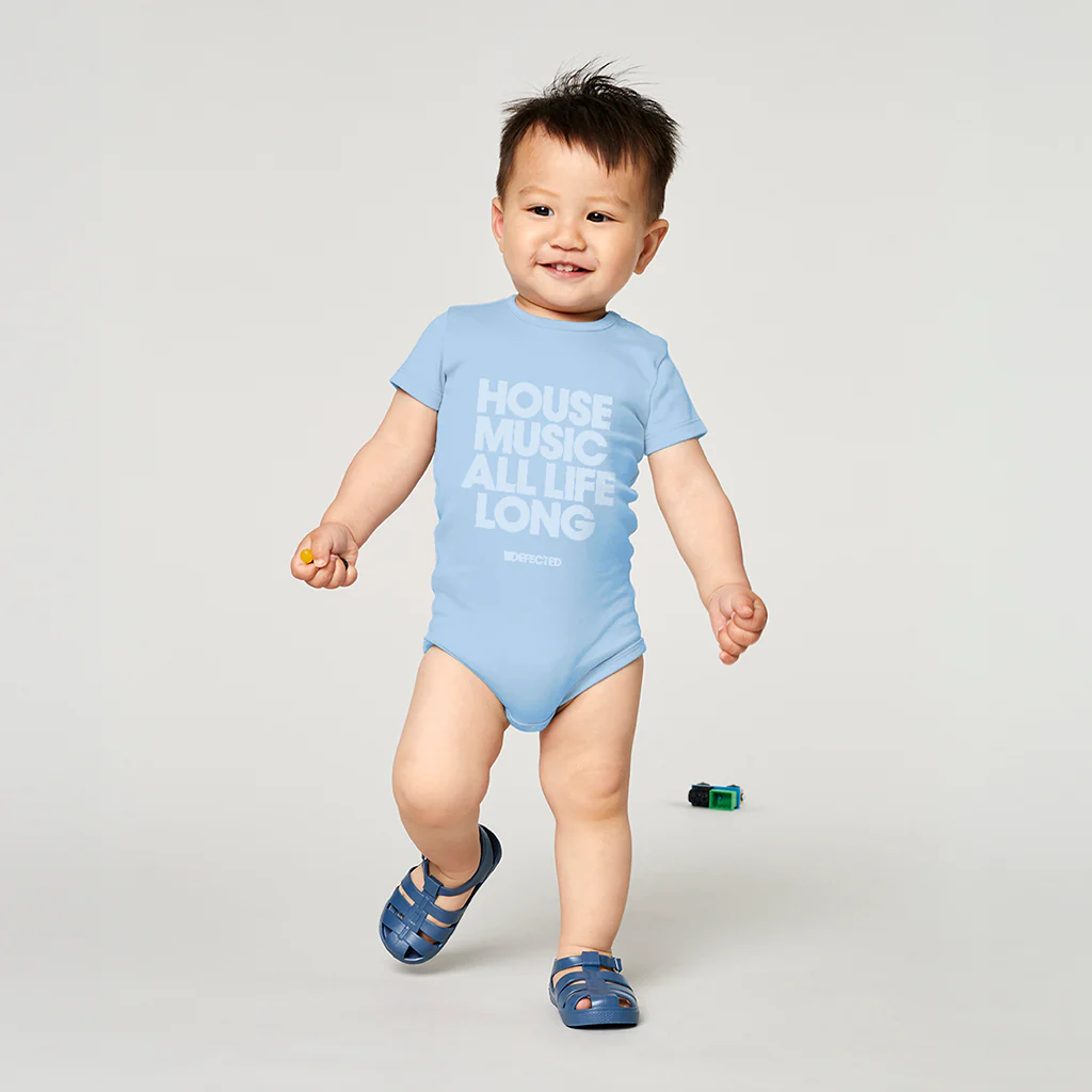 Defected House Music All Life Long Babygrow - Image 5