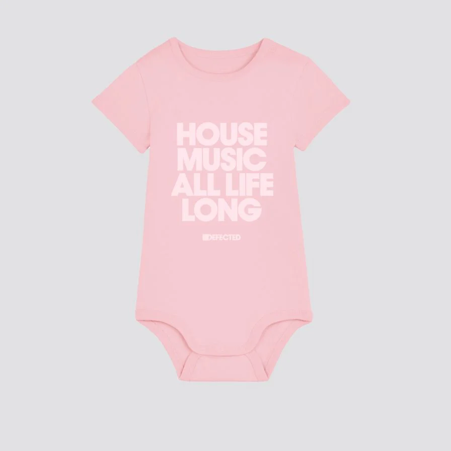 Defected House Music All Life Long Babygrow - Image 8