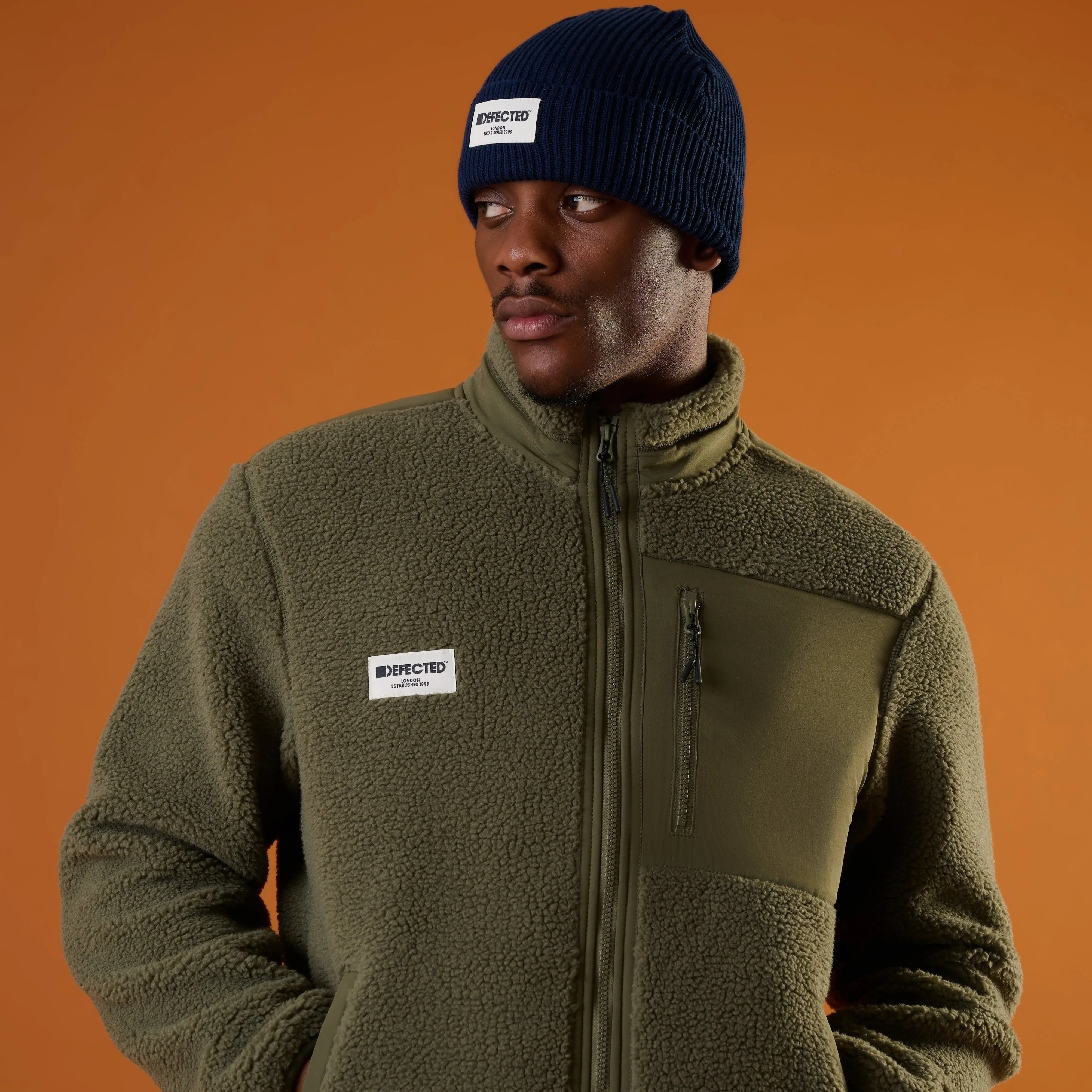 Defected London Label Fleece Jacket