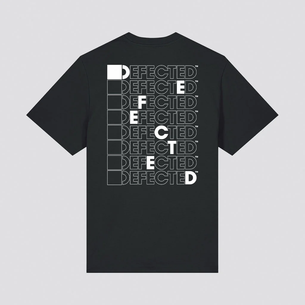 Defected Outline Logo Stacked T-Shirt - Image 5