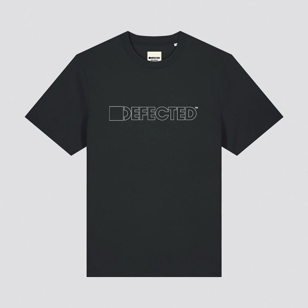 Defected Outline Logo Stacked T-Shirt - Image 6