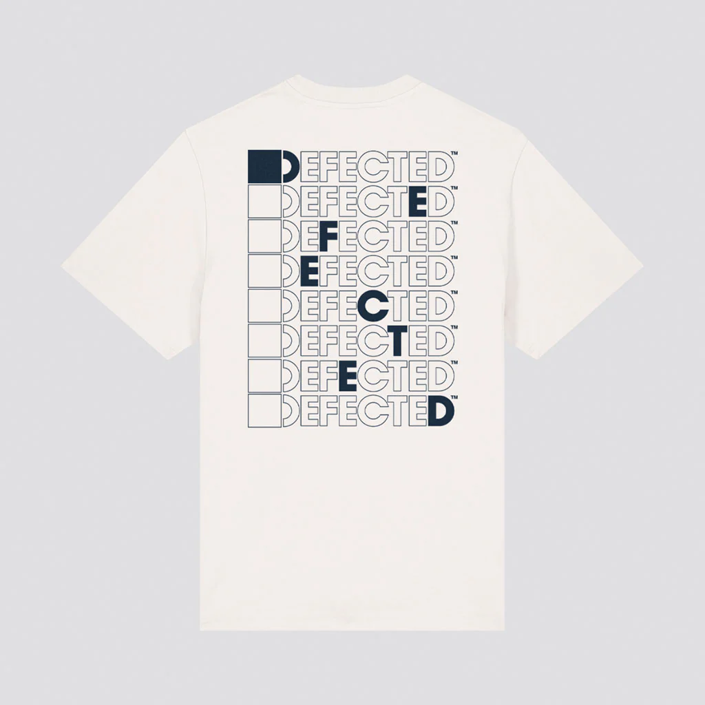 Defected Outline Logo Stacked T-Shirt - Image 7