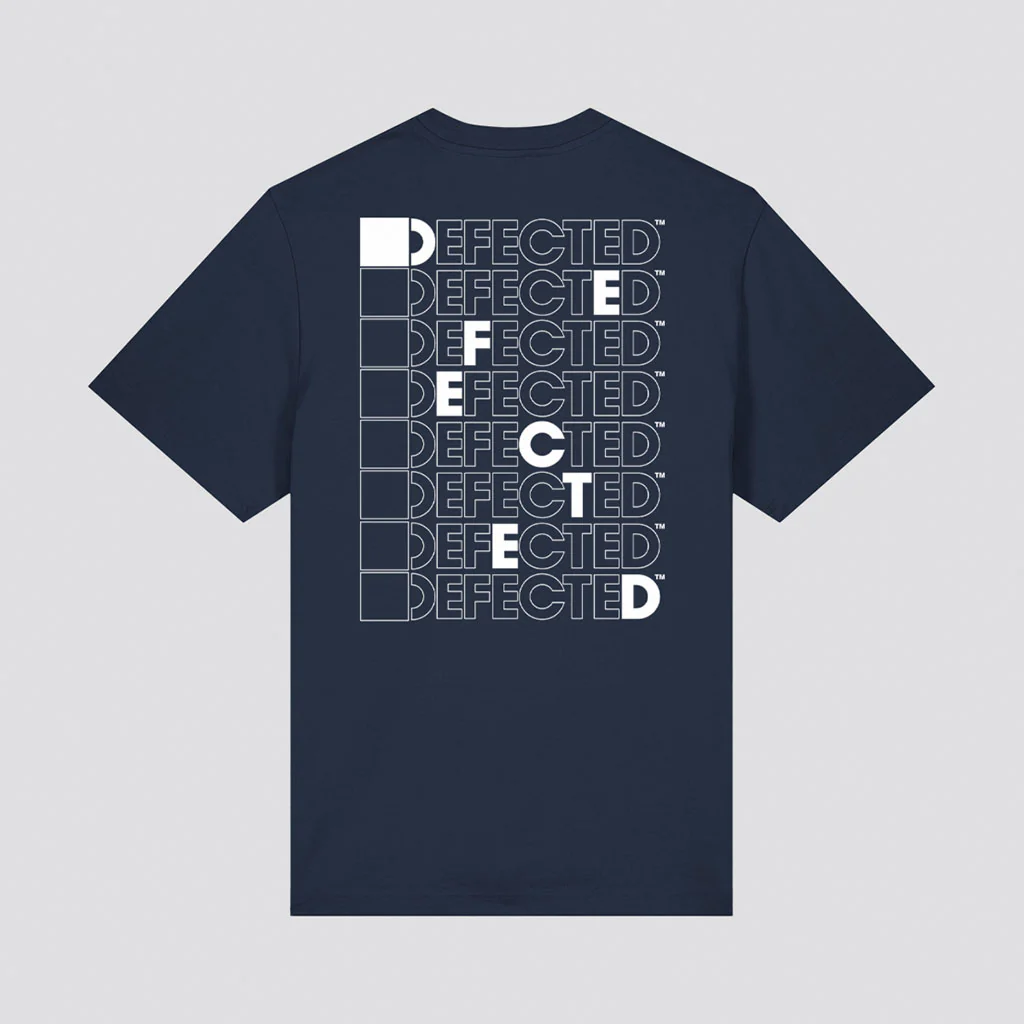 Defected Outline Logo Stacked T-Shirt - Image 9