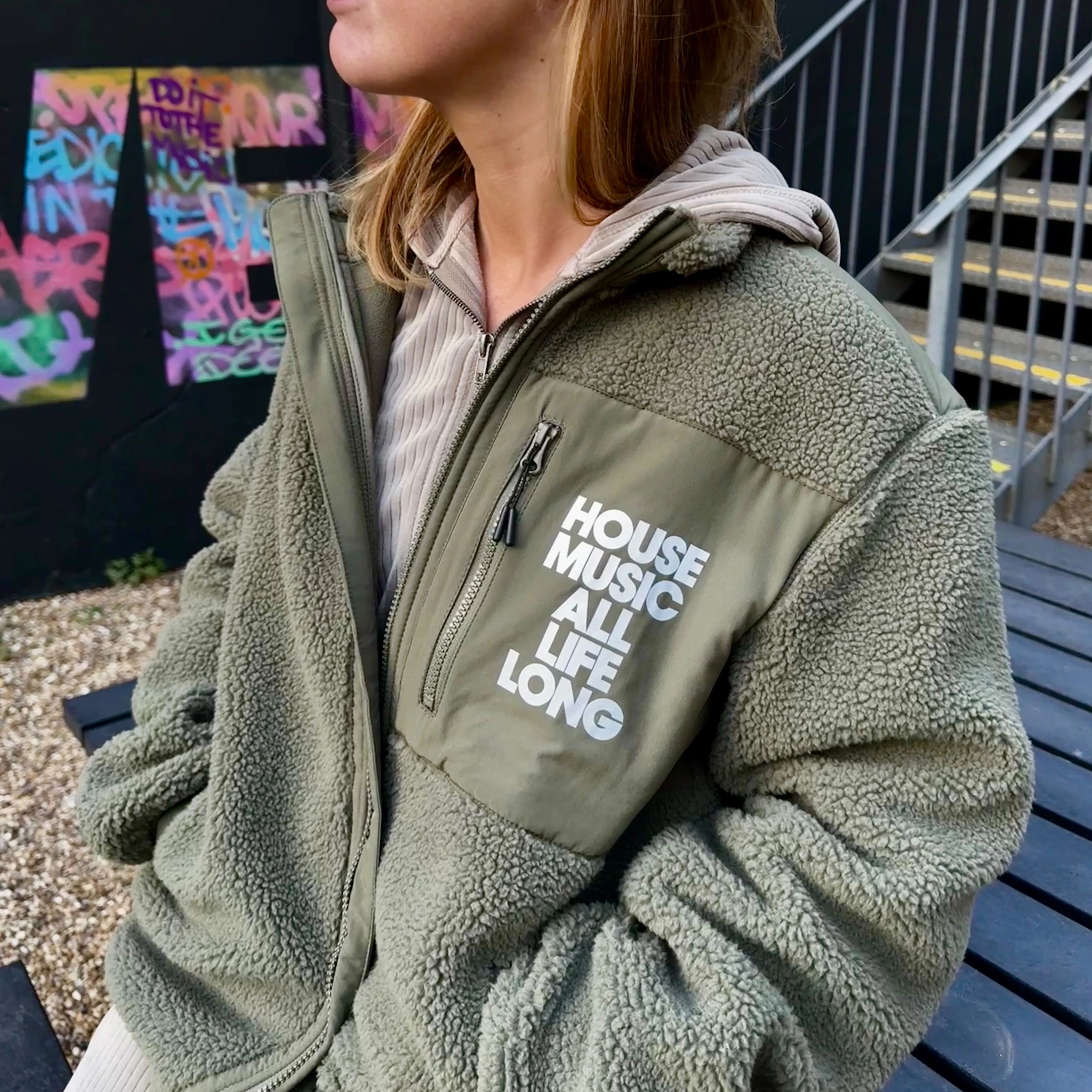 House Music All Life Long Fleece Jacket - Image 2