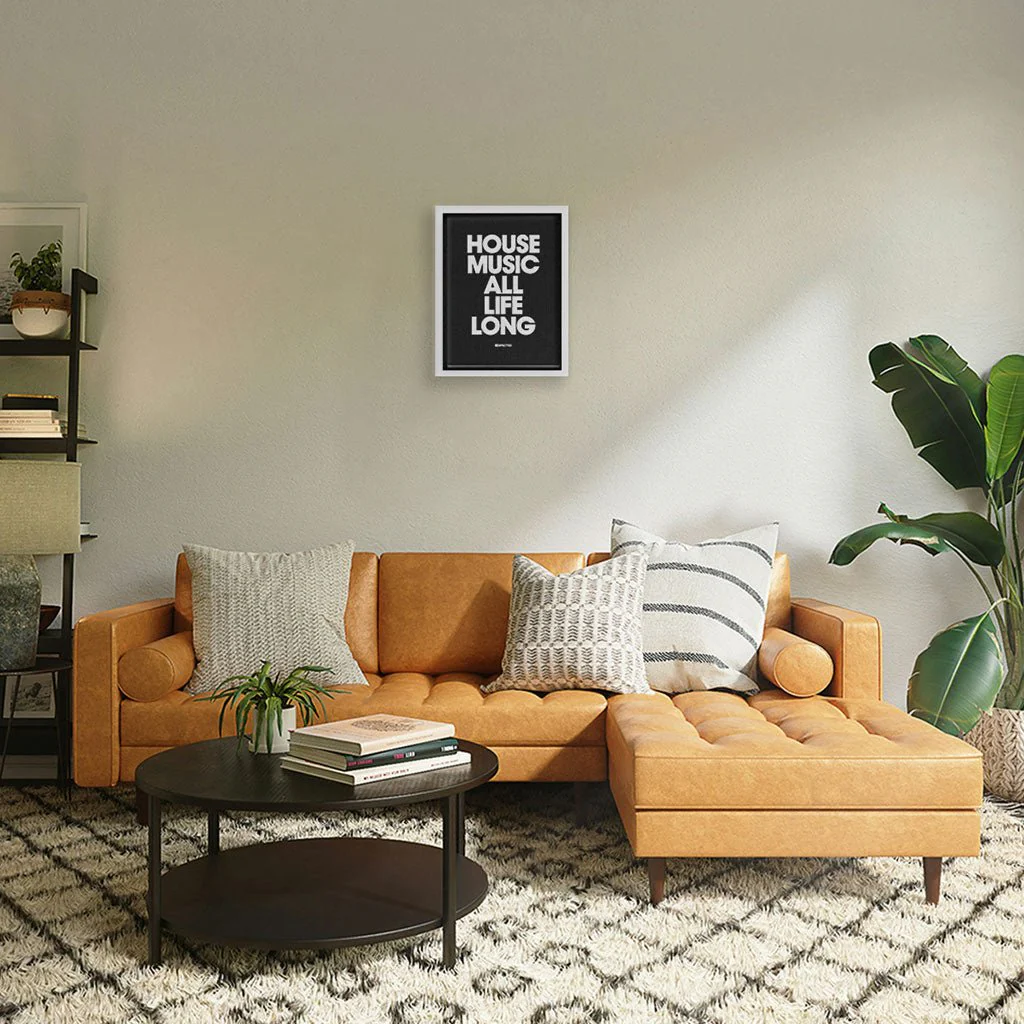 House Music All Life Long Framed Canvas Print - Image 12