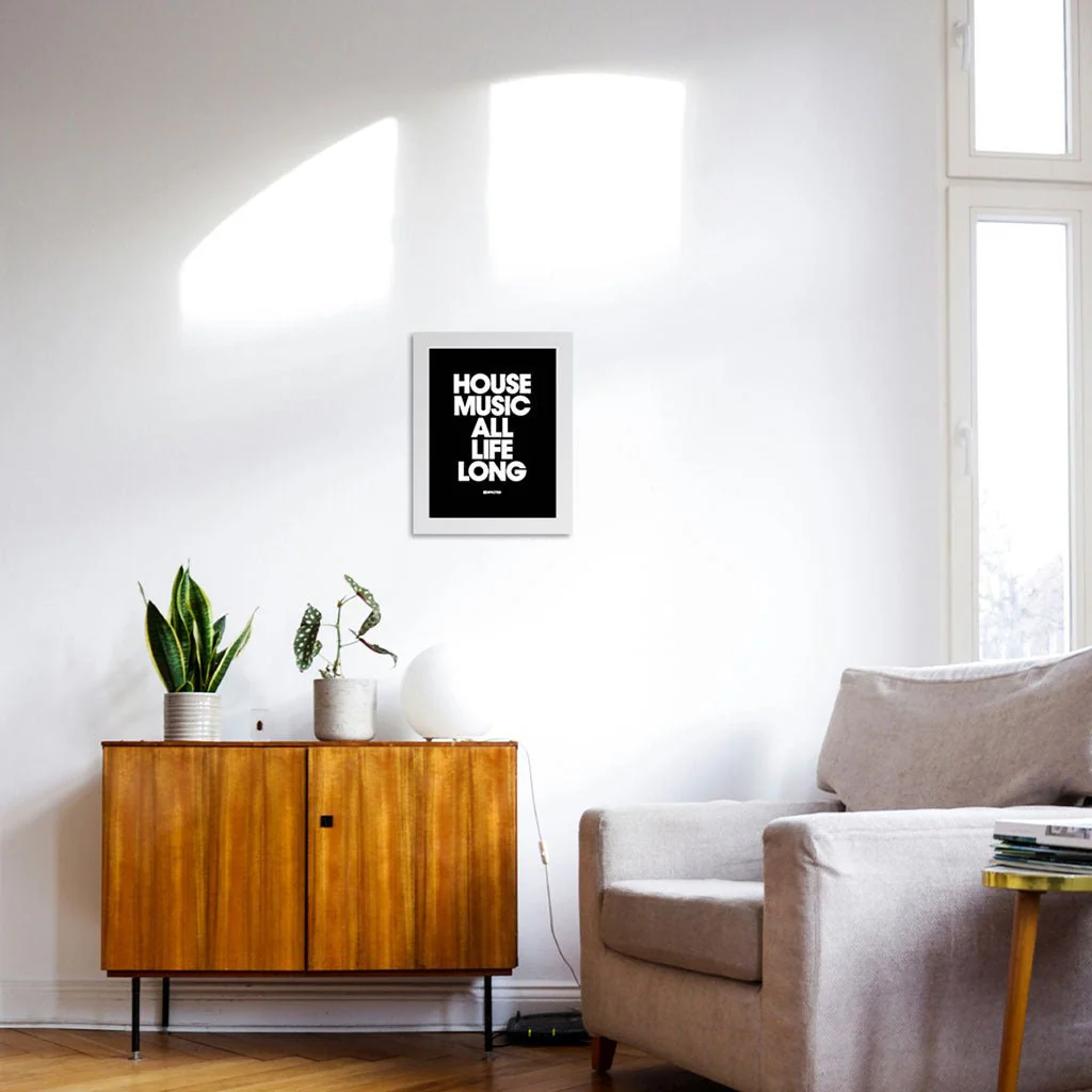 House Music All Life Long Framed Print - Image 12